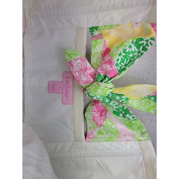 Lilly Pulitzer Franco Multi Wing Ding Strapless Tie Back Dress Size 6 Palm Beach - Picture 4 of 11